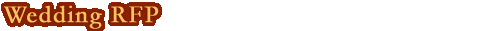 Wedding RFP